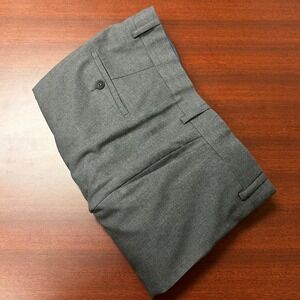 Spoke Grey Wool Dress Pants Mens Size 37 Build C Tailored Fit‎ Business Casual